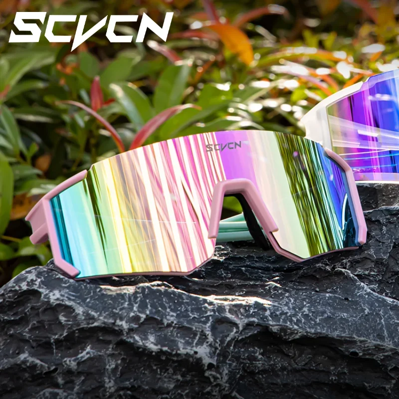 SCVCN Outdoor Bike Cycling Sunglasses Men MTB Road Driving Glasses Sports Women Hiking Bicycle Cycling Glasses UV400 Goggles New