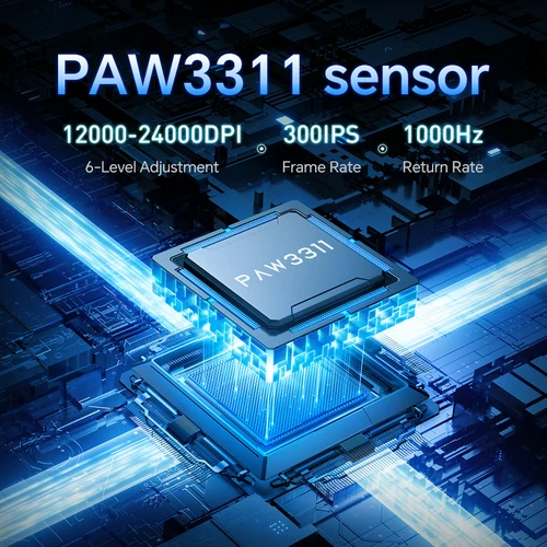 Imagen 2 del producto Ratón inalámbrico para juegos AJAZZ AJ139 V2 MC PAW3311 con Base de carga magnética RGB 24000DPI Bluetooth/ratones con cable, PC Gamer