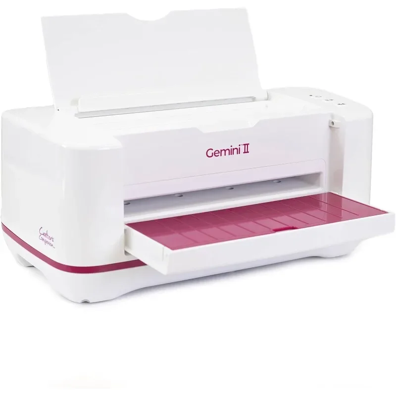 

Gemini II Eletric Die Cutting & Embossing Machine with Pause and Rewind - 9" x 12.5" Cutting Platform [GEMII-M-USA], White