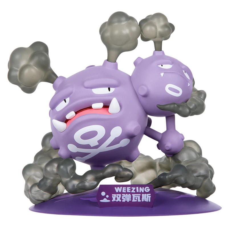 

Pokemon Anime Weezing Sirfetchd Action Figures Doll Funism Genuine Original Desktop Ornaments Model Toy Children's Birthday Gift