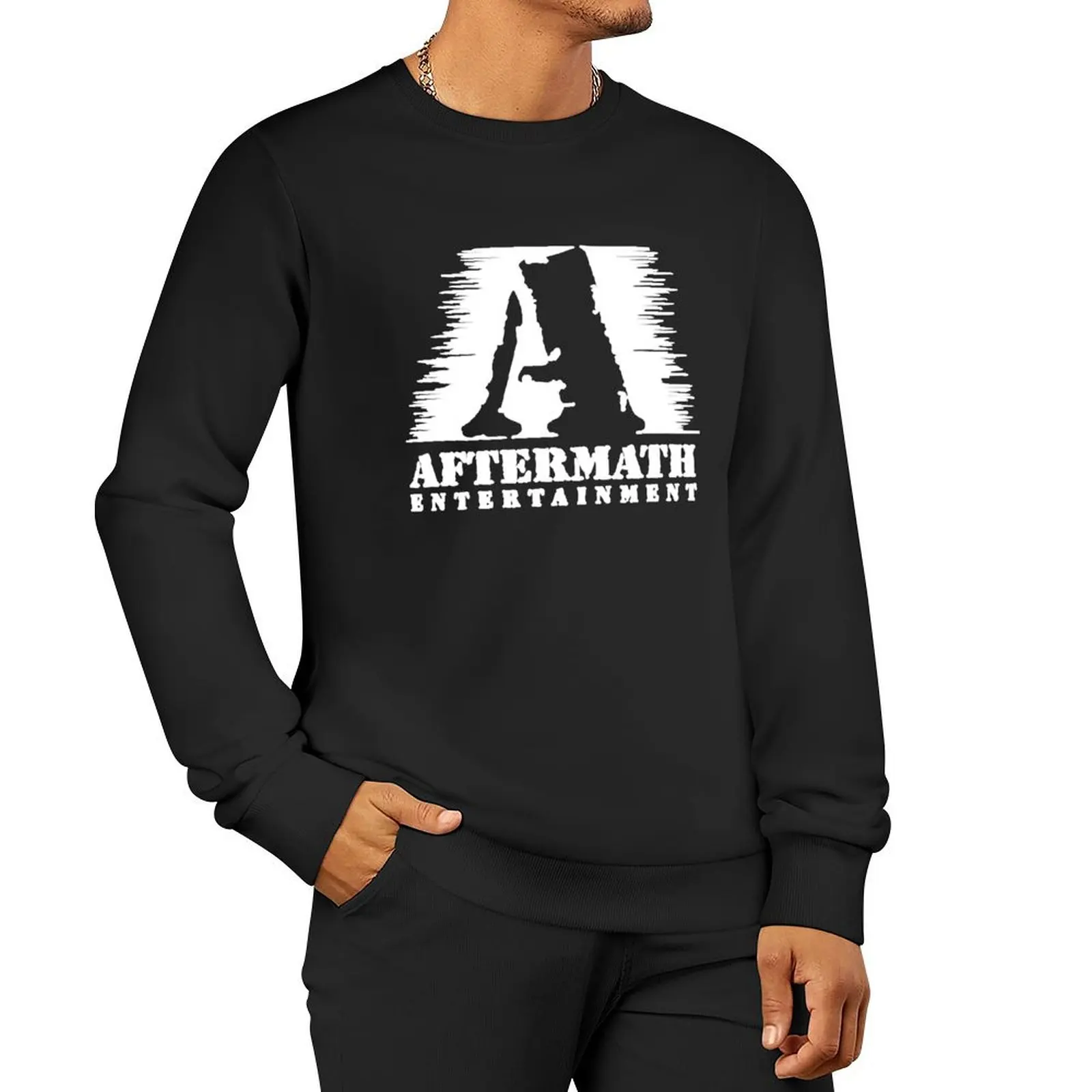 

Aftermath Entertainment Gift For Fans, For Men and Women Classic Pullover Hoodie clothes for men sweatshirts men