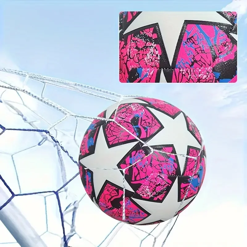 1 st PU Klassieke Bal Professionele Voetbal - Officiële Maat 5 - Perfect voor Outdoor Training & Entertainment