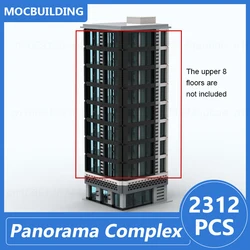 The Panorama Complex Skyscraper Modular Buildings Ground Floor Moc Blocks Diy Assemble Bricks Architecture Toys Gifts 2312PCS