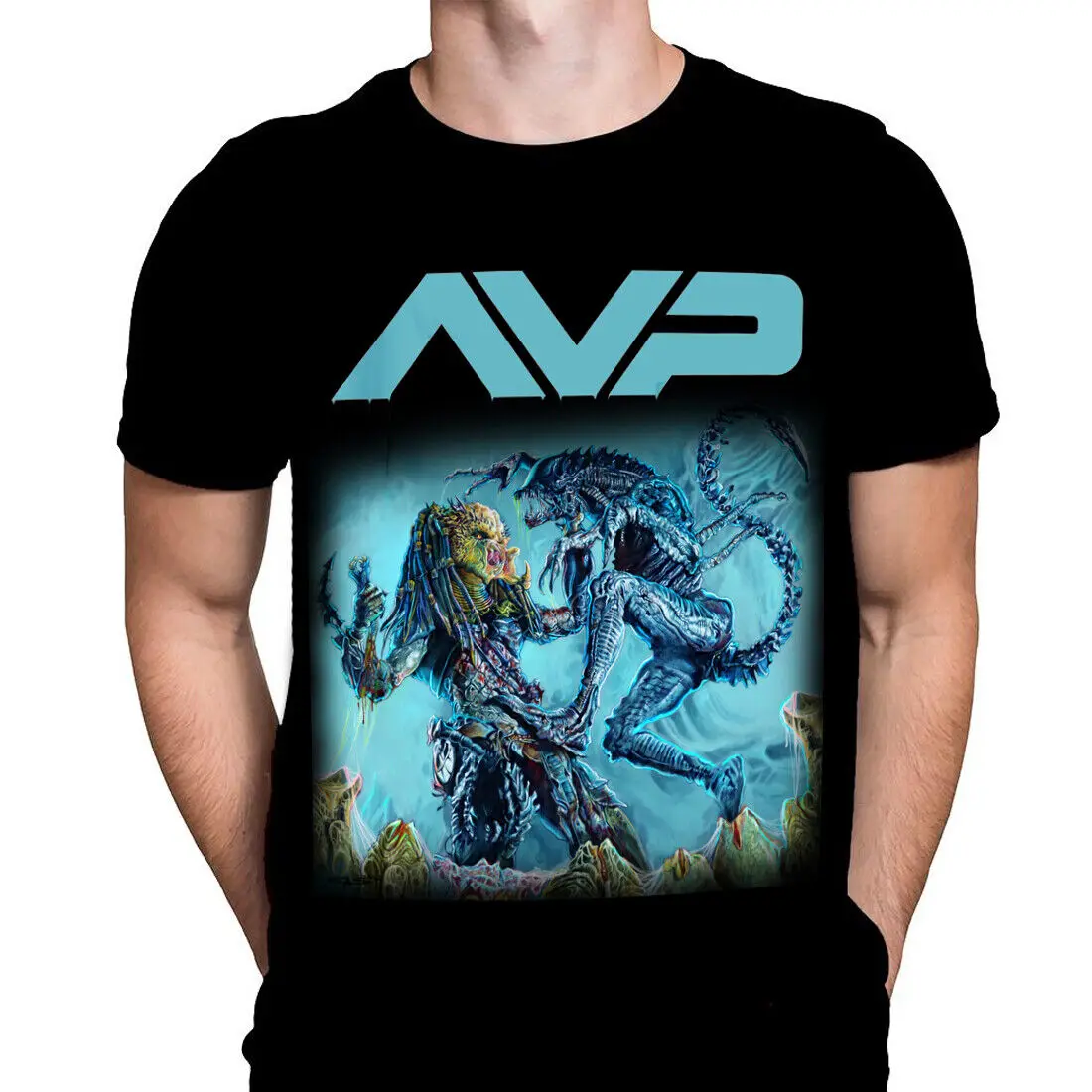 

Alien Horror Halloween T-Shirt - alien Vs Predator - Sizes S - 5XL