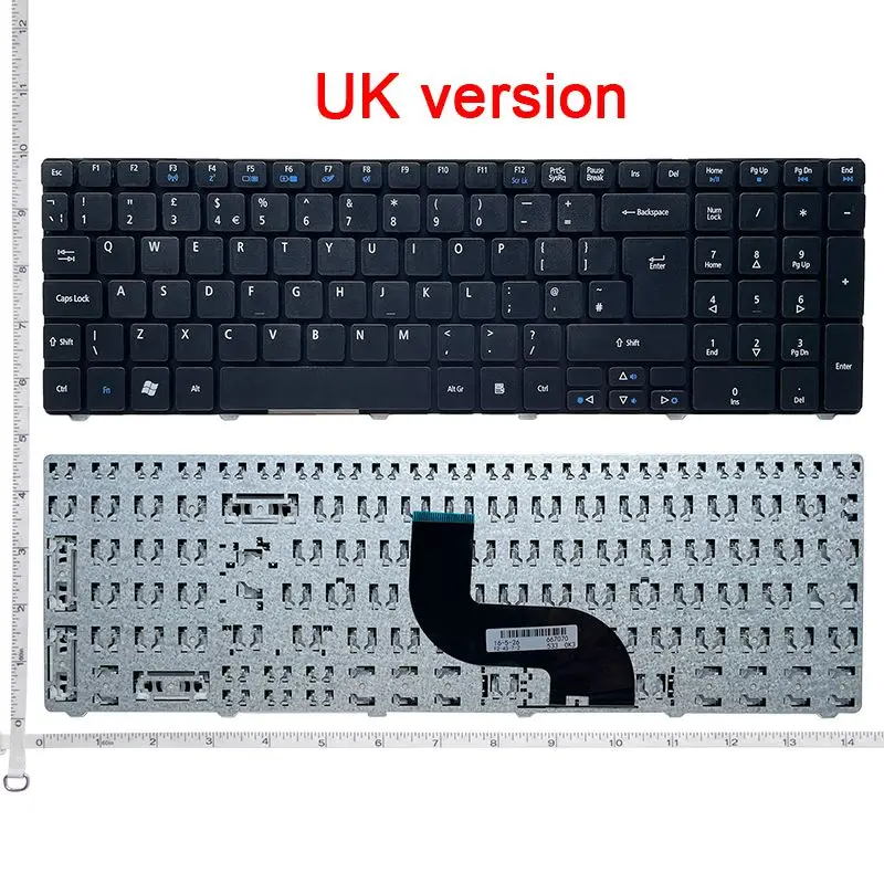 Teclado SP/FR/BR/UK para ACER 5342 5349 5810T 5820T 5750G 5742 5536TG 7741ZG 7741G 5350 E1-571 E1-531G E1-531 E1-571 5552G