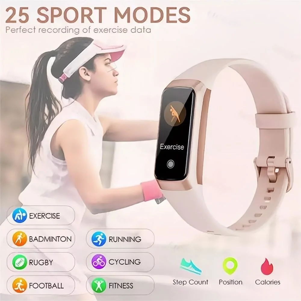 Xiaomi-Bracelet connecté ATA JIA pour femmes, montre de sport, moniteur d'activité physique, de fréquence cardiaque, d'oxygène dans le sang et de sommeil, mode multi-sport