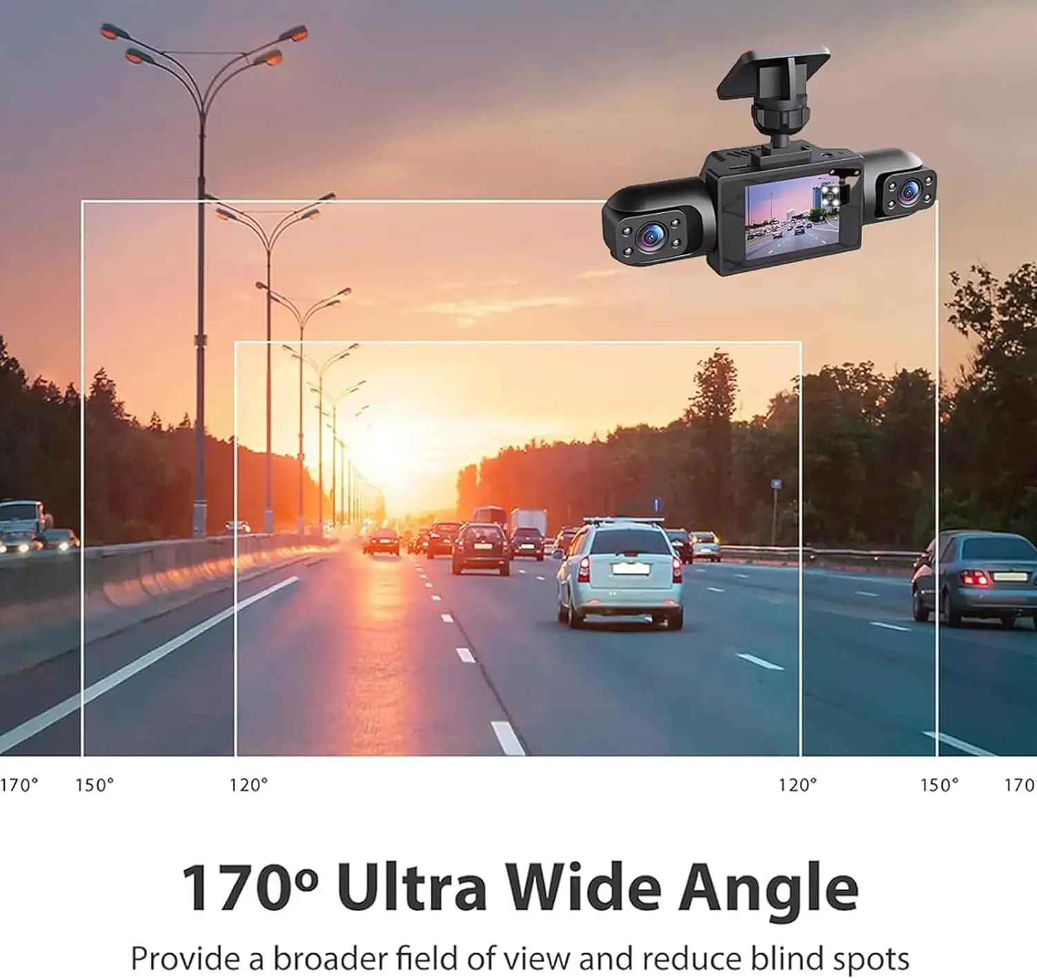 Cámara de Coche Panorámica de  - Dash Cam 360 Degree Panoramic reseña y precio
