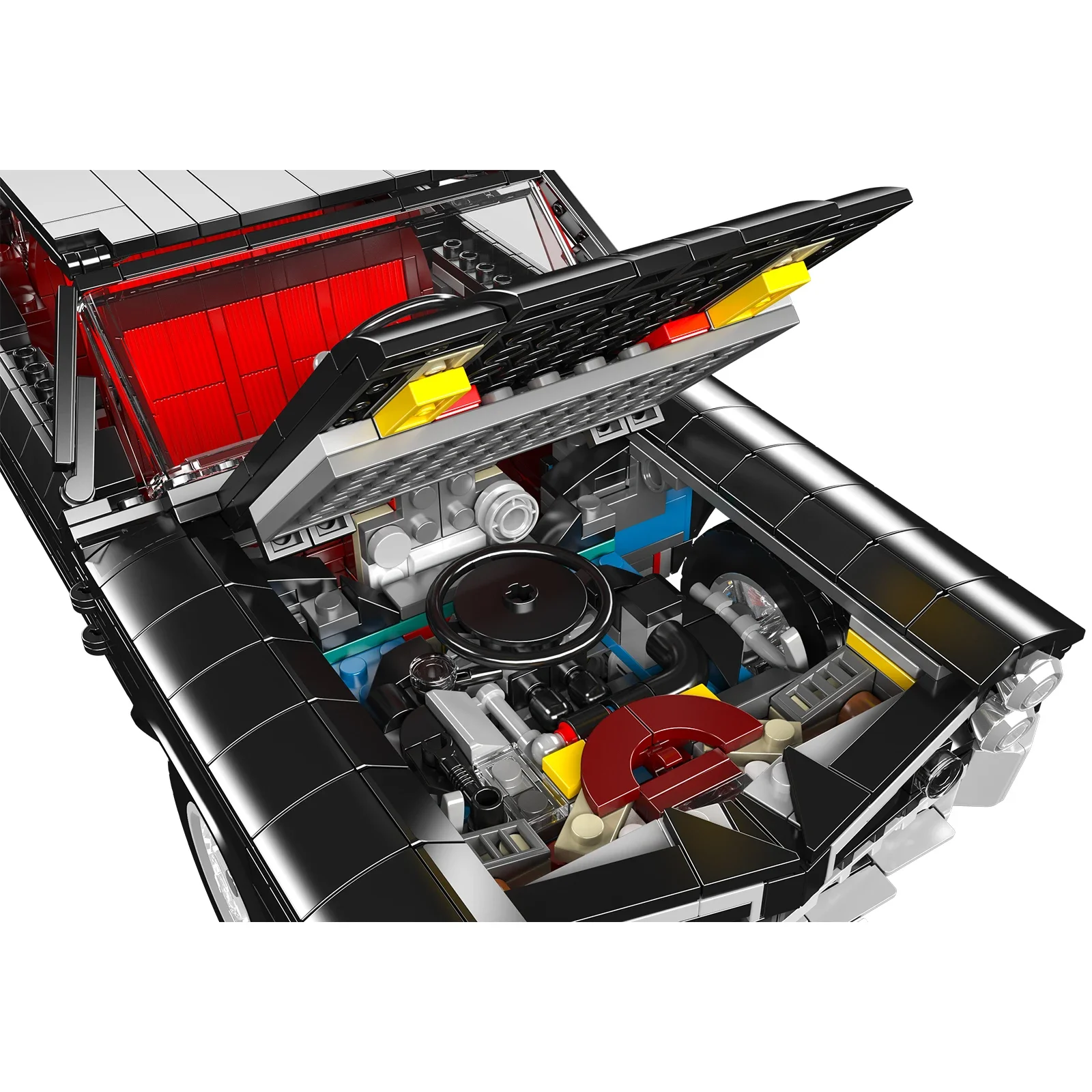 Mould King 10199 Muscle Car Bausteine Technisches Sportfahrzeug Modell Ziegel Montagespielzeug Kinder Ideales Geburtstagsgeschenk 1563 Stück