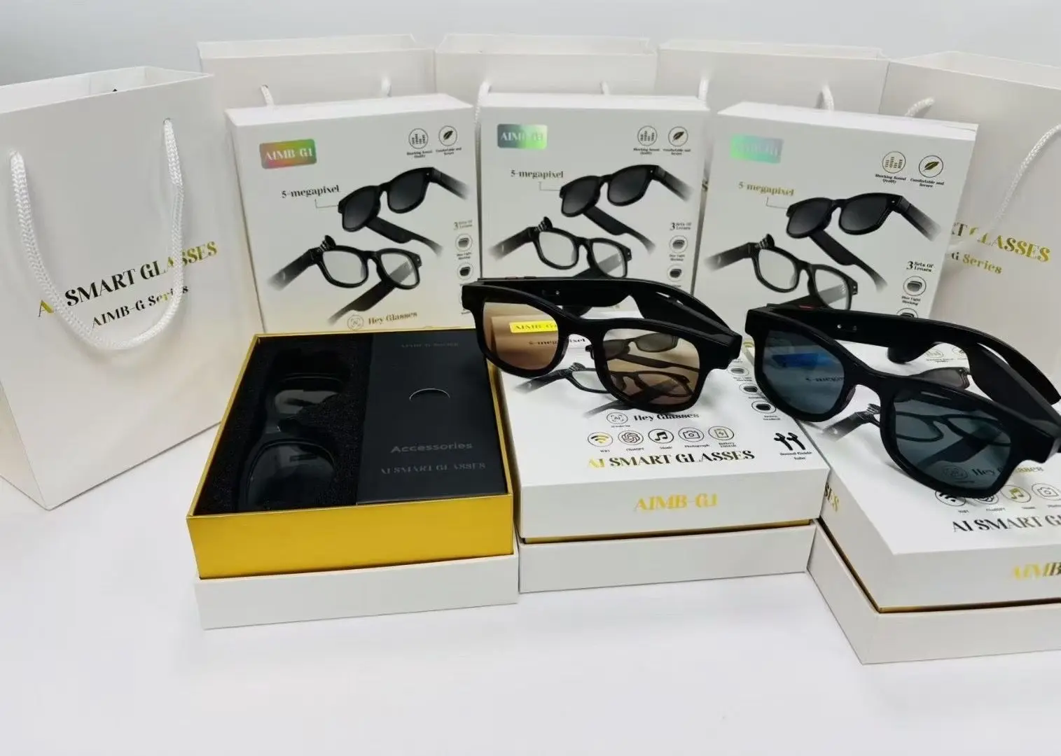 ZECAA умные беспроводные Bluetooth интеллектуальные HD 500M очки для видеокамеры умные очки для видео