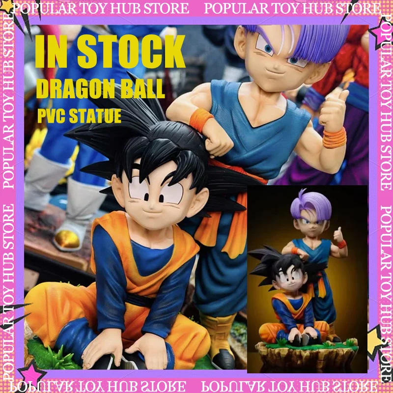 

В наличии 25 см Dragon Ball Son Goten Рисунок Gotenks Torankusu Фигурка Стволы Аниме Фигурка Коллекция ПВХ Модель Настольная Статуя Подарки