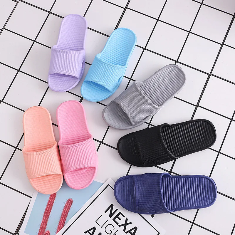 Summer Men Indoor Slippers Floor Flat Shoes Indoor Eva Flip Flops Man Woman Non-slip Bathroom Home Slippers Zapatillas De Hombre