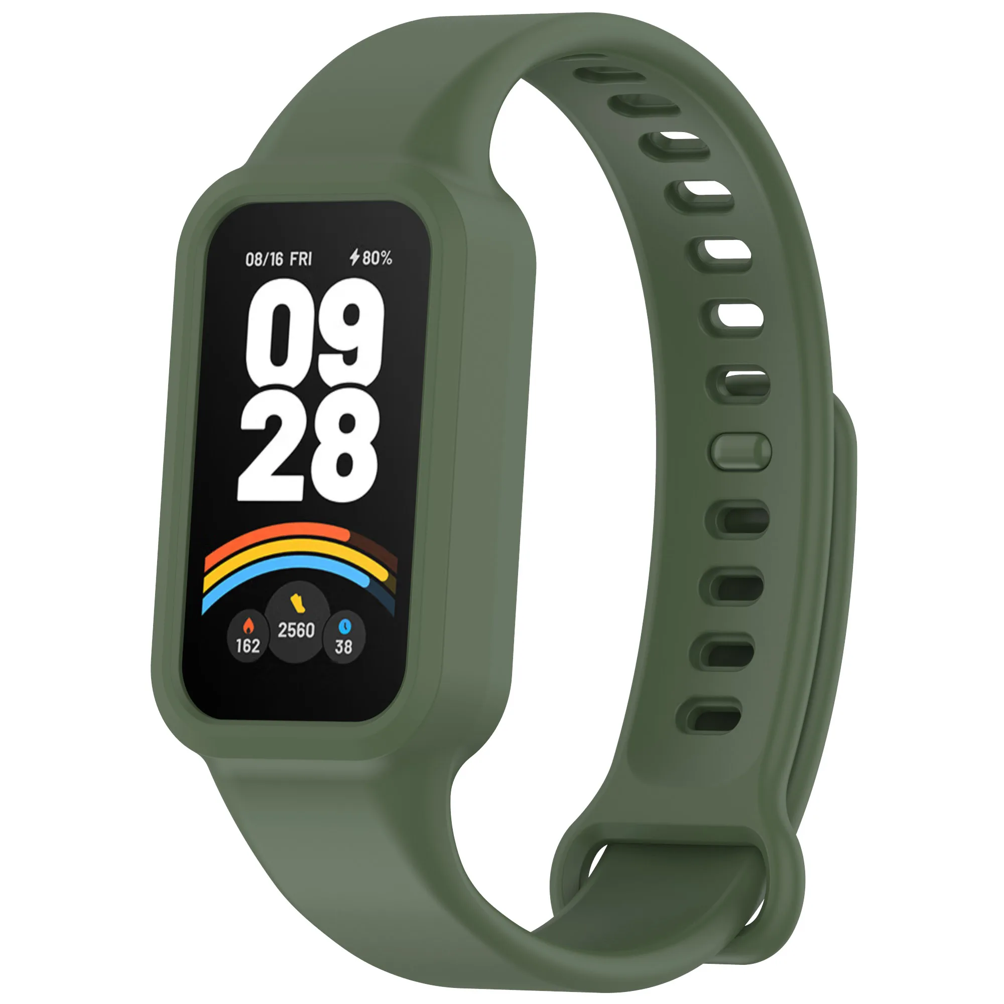 Silikonarmband für Xiaomi Smart Band 9 Active Armband Smartwatch-Zubehör Armband für Redmi Band 3 Armband Xiaomi Uhrenhülle – Detail 15