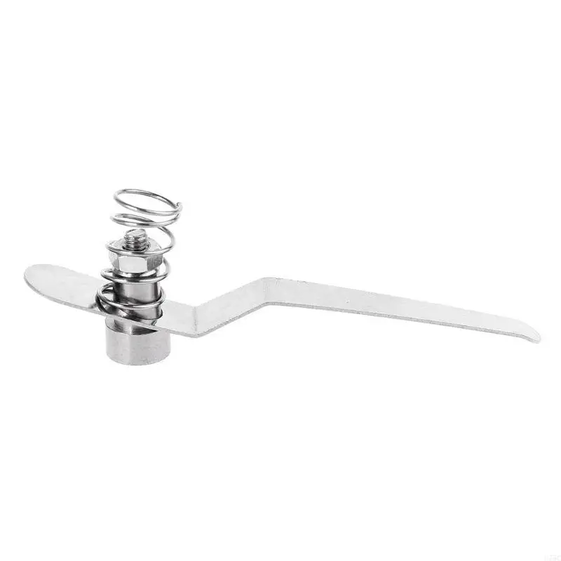 U75C Stainless Steel Spesimen Presser Holder Slide Klip untuk Aksesori Mikroskop Biologis Bagian Mudah Dipasang