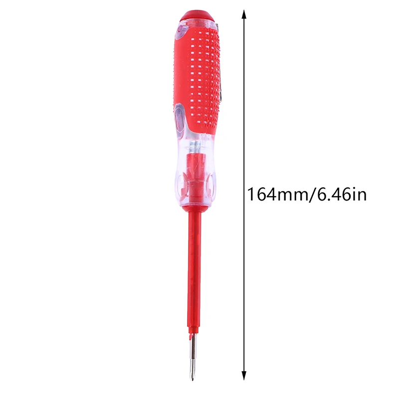 1pcs Red 100-220V Voltage Indicator Cross & Slotted Screwdriver Electric Test Pen Tools