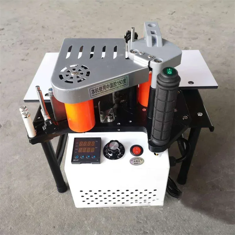 合板パネル用PVCミニハンドルエッジバンディングマシン 家庭用エッジラミネートマシン