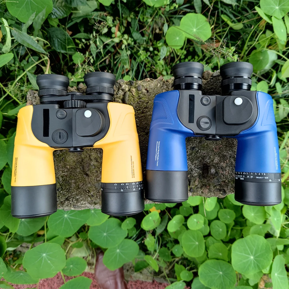

Marine Binoculars 7x50 Waterproof Fogproof with Compact Internal Rangefinder And Compass for Navigation And Viewing