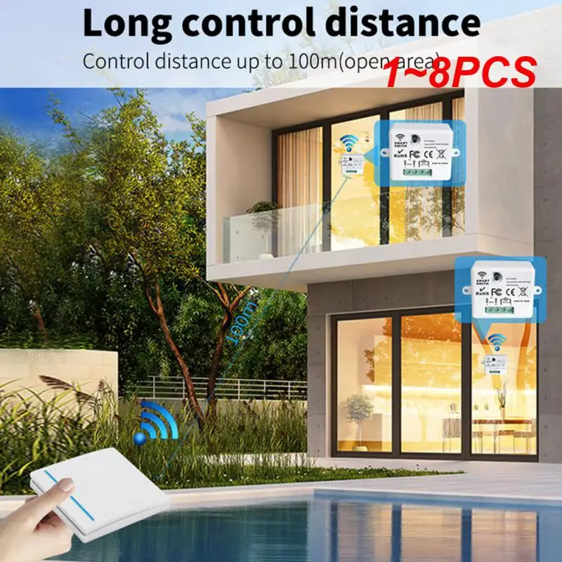 

433MHZ Mini On-off Switch Controller Module Smart Remote Control Voice Control Switch Module Smart Home