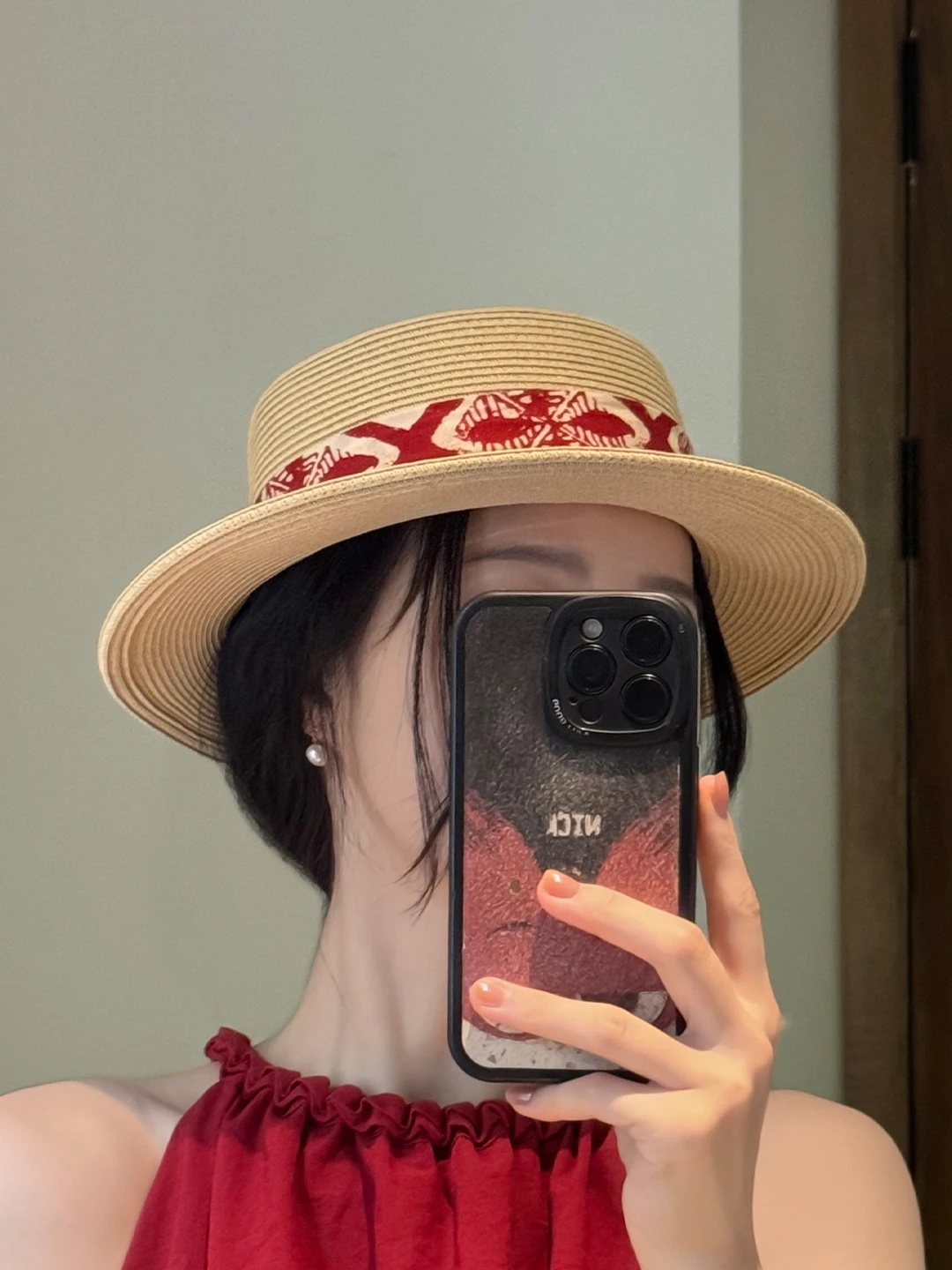 sombrero-de-paja-rojo-estilo-bohemio-con-copa-plana-cinturon-tejido-vintage-proteccion-solar-para-playa-efecto-adelgazante-transpirable-para-mujeres-jovenes