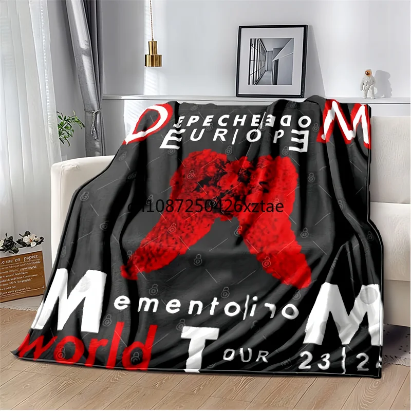 

Одеяло DD-Depeche M/ode M-ement Mori/одеяло с логотипом, мягкие теплые спортивные одеяла для кровати и дивана, подарок на день рождения для мальчиков и девочек, гобелен