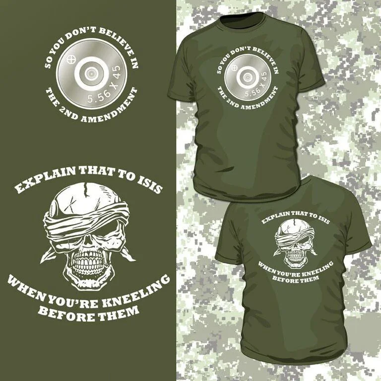 New 100% Cotton Brand New Hot Salet-Shirts 2Nd Amendment Right To Bear Arms Assault Rifle Military Firearms Nra Tee Shirt