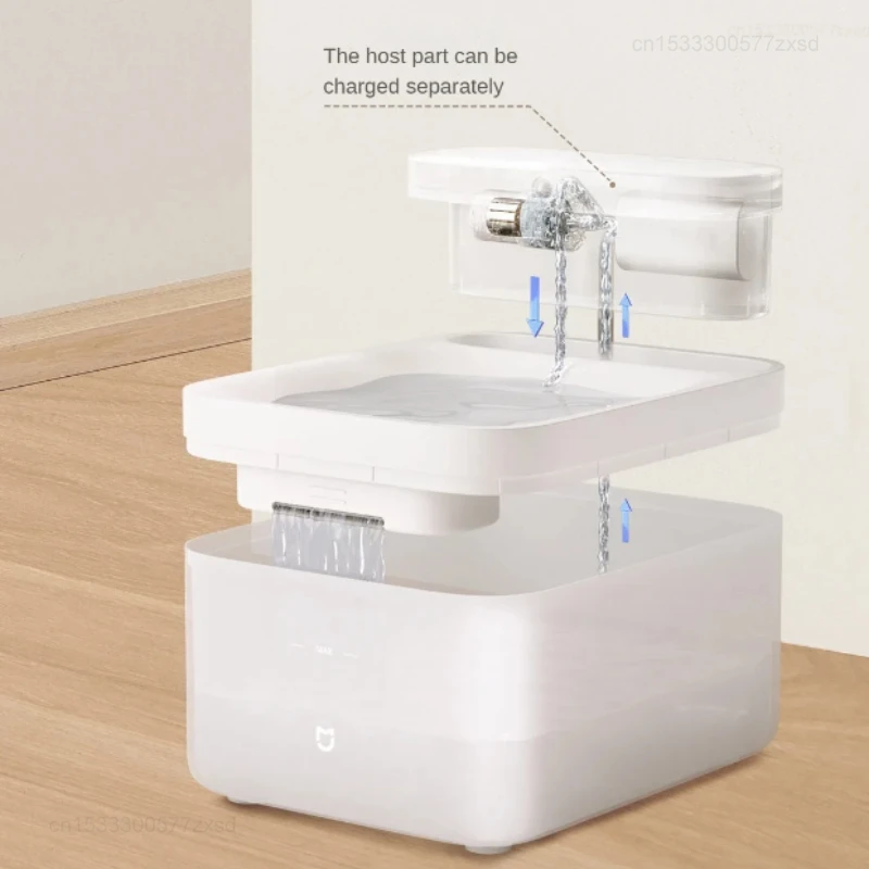 Xiaomi Mijia Wireless Smart Pet Water Dispenser 3L induzione automatica Silent filtro a 4 strati filtri per fontana d\'acqua per cani e gatti