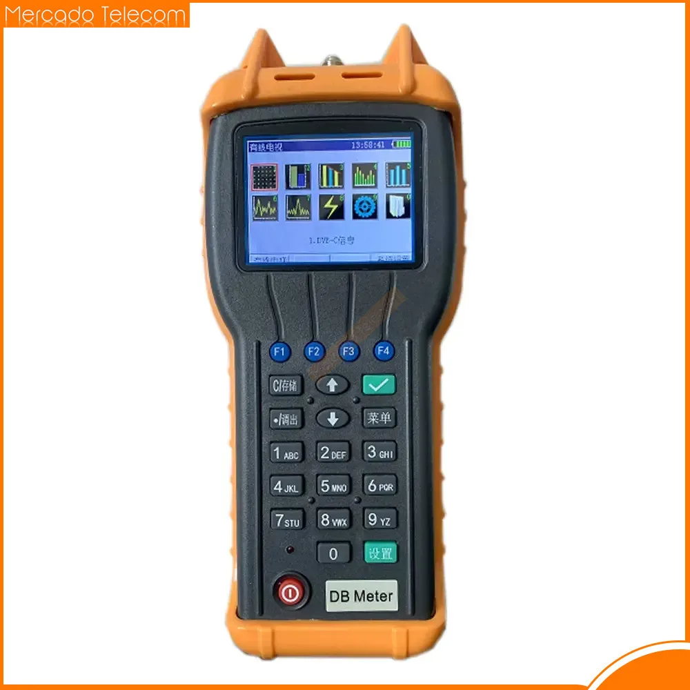 MS8000 Digital TV Field Intensity TV/ Analyzer Range 5-870Mhz DVB-C Analog CATV MER BER Meter