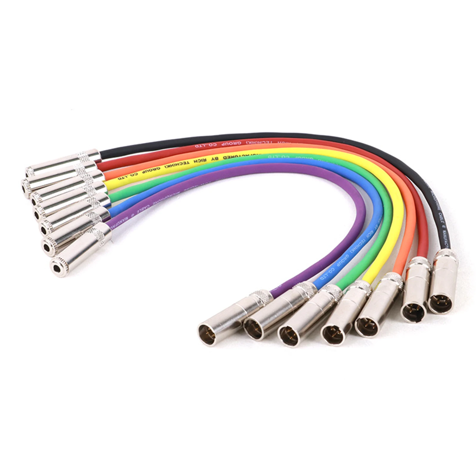 3-Pin Mini XLR to 3.5mm Stereo Female Mini Jack Audio 1/8" TRS Female to Mini XLR Male/Female Adapter Cable for Camera Headphone