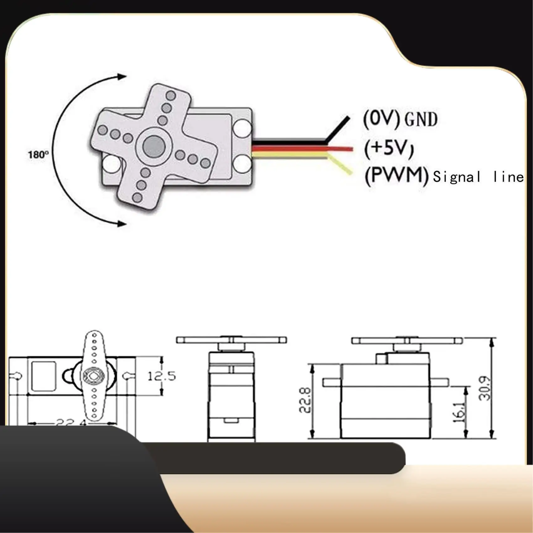 10Pcs SG90 Micro-Se… - image