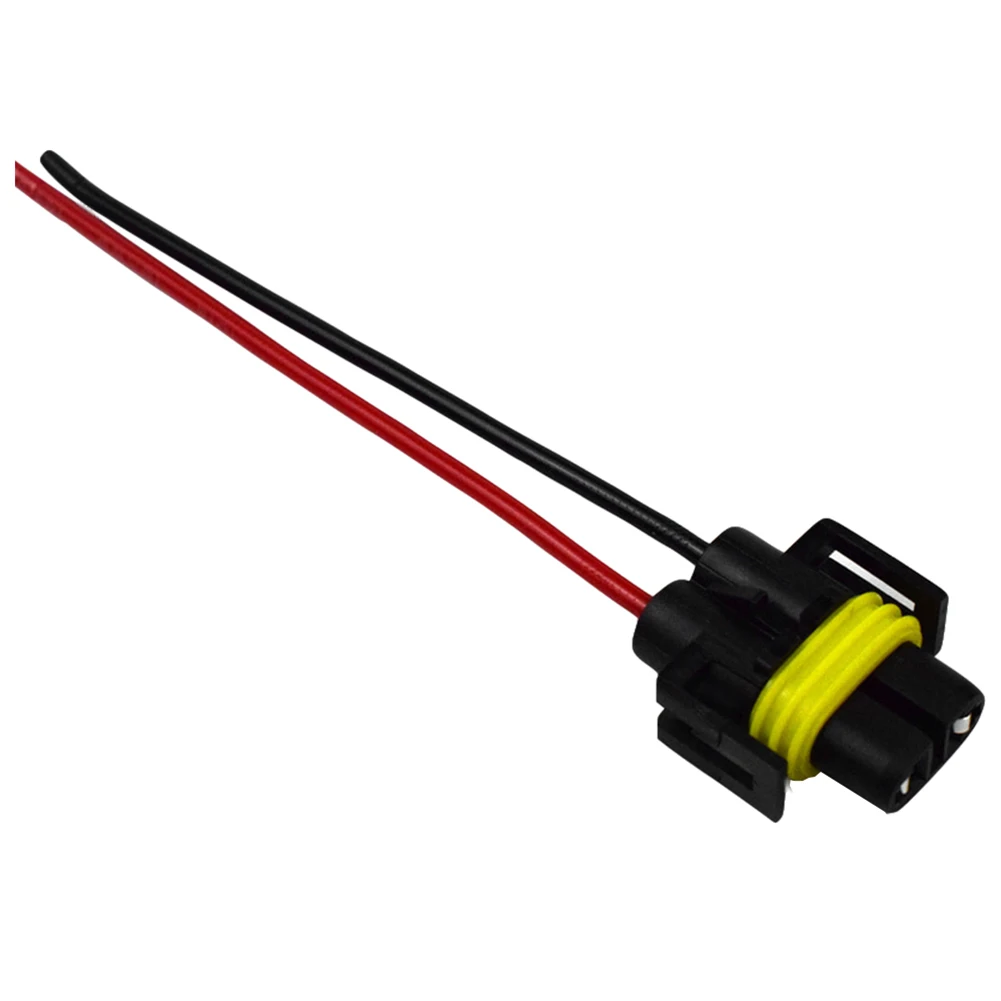 1 par de conectores adaptadores hembra para lámpara antiniebla de faro H8/H9/H11 para coche