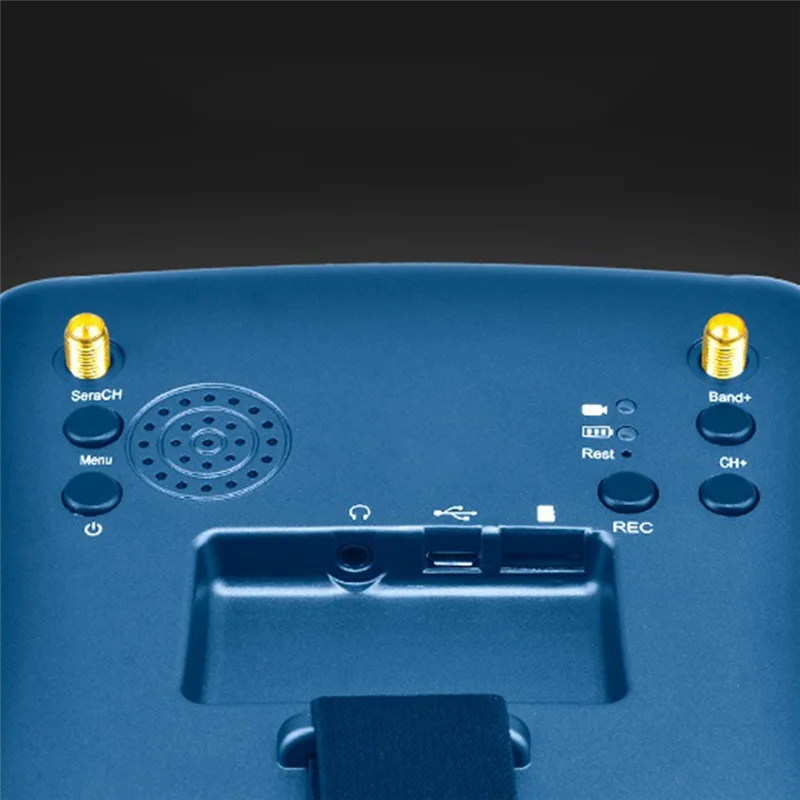 AS96-LS-008D FPV نظارات 5.8G 40CH 4.3 بوصة 480X272 المدمج في DVR هوائيات مزدوجة 2000Mah ل RC سباق الطائرة بدون طيار