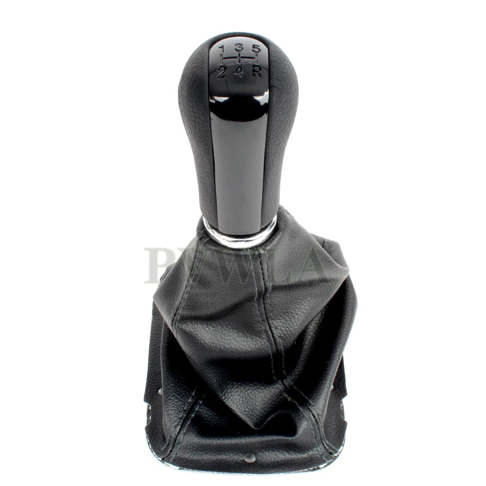 5/6 Speed Manual Stick Gear Shift Knob And PU Leather Boot For Toyota AVENSIS T25 MK2 II  2003 2004 2005 2006 2007 2008 2009