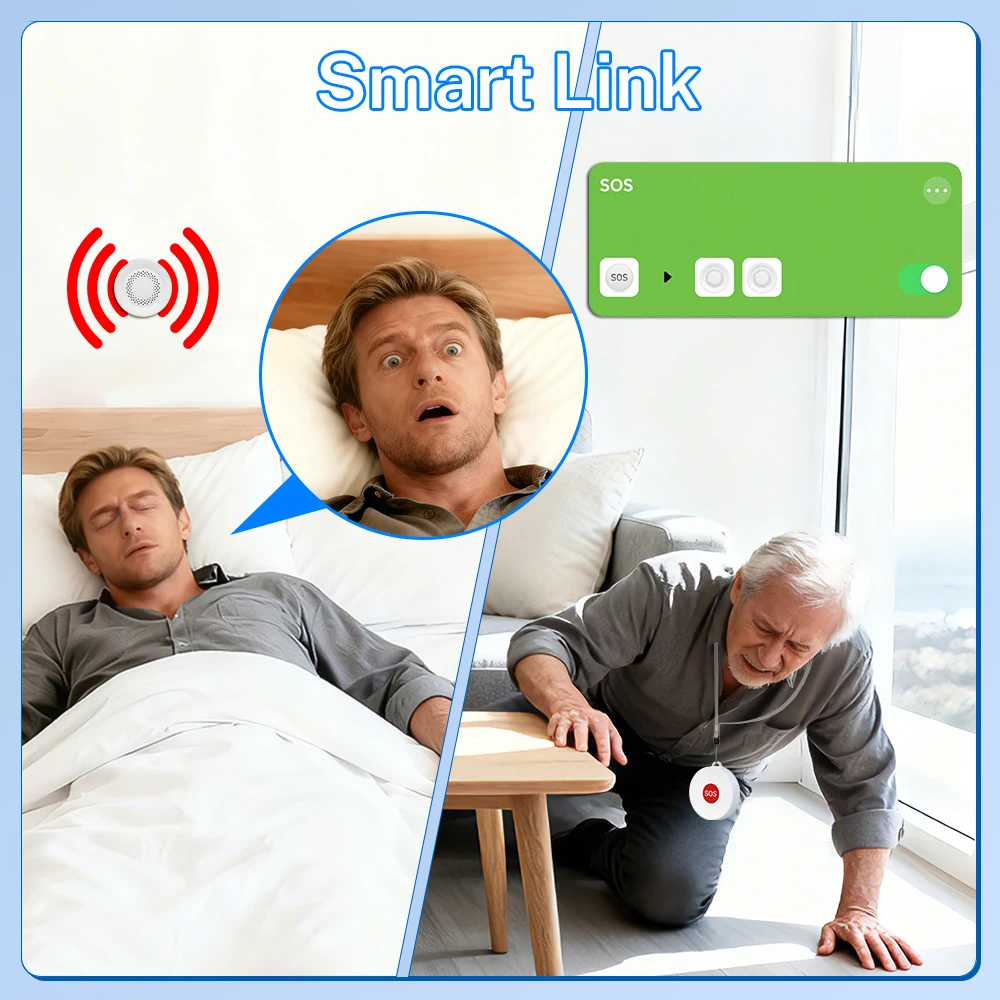 Picture 5: Tuya ZigBee Wireless SOS Button APP Remote Control Only Support Tuya Zigbee Gateway