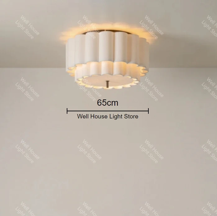 Wabi Sabi Hanglamp Stoffen Kroonluchter voor Woonkamer Eetkamer Slaapkamer Retro Bohemen Hanglamp geschulpte natuurlijke hanglamp