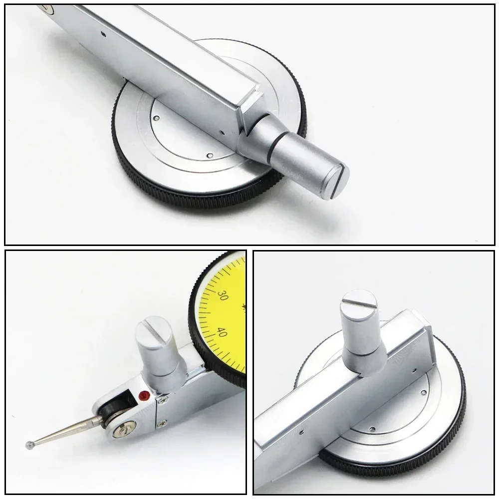 0-0.8 mm Lever High Quality Dial Test Indicator Gauge Scale Precision Metric With Dovetail Rails Leverage Table