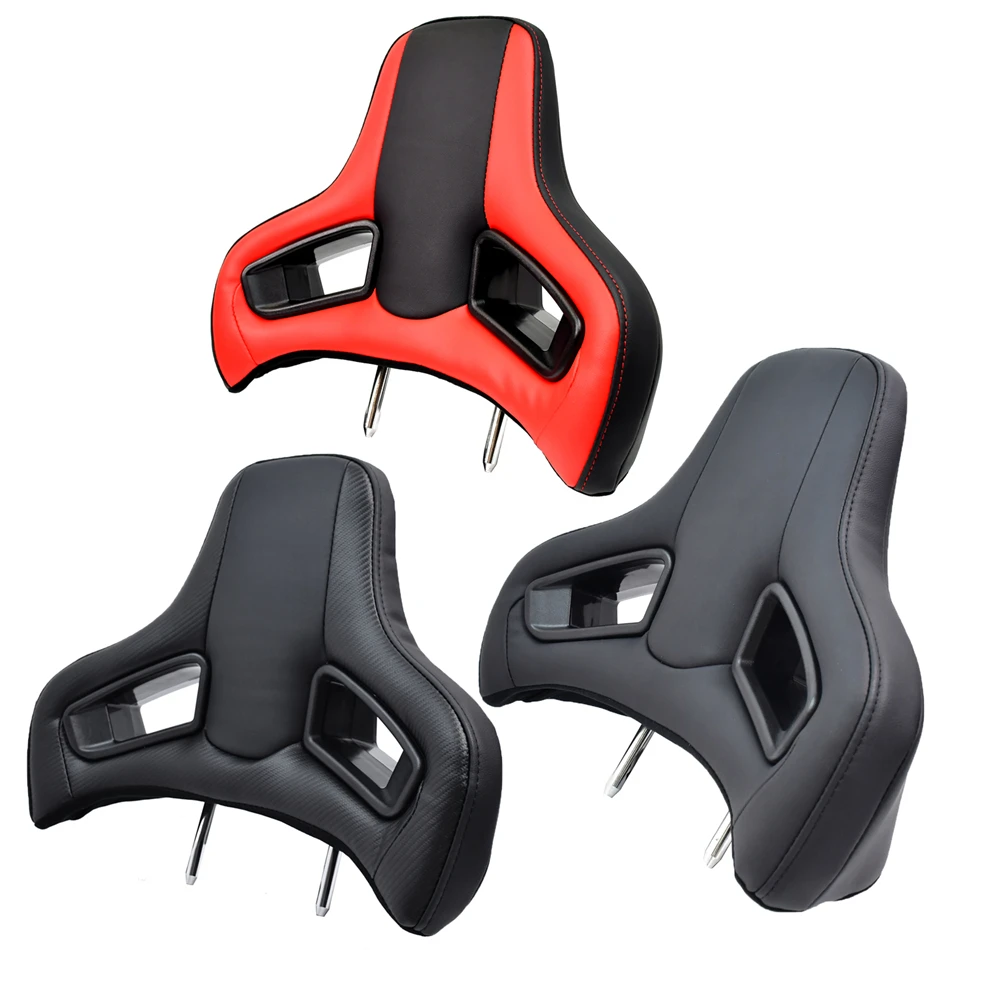 

TIYPEOR 1PCS Customizable High-Quality Leather 496x386mm Headrest Seat Racing Headrest for Vehicle