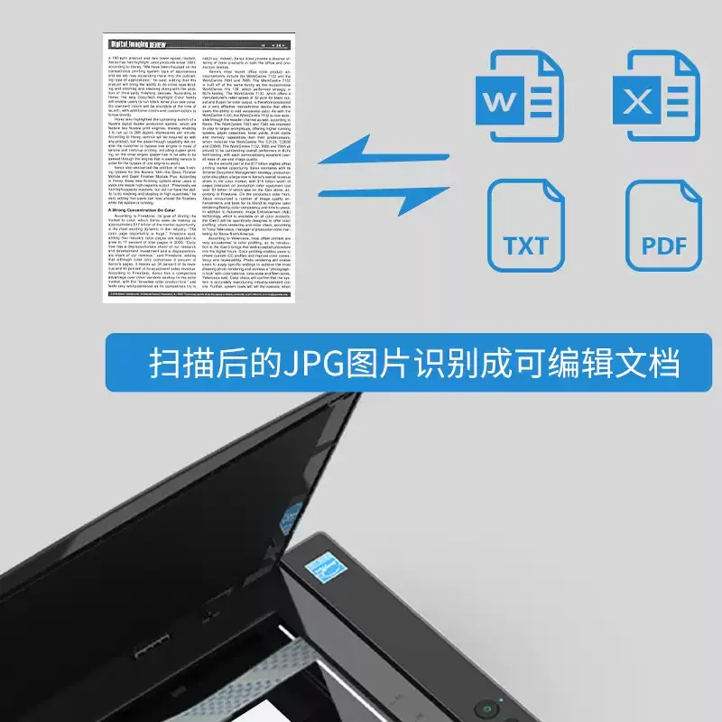 High-Resolution A3 Flatbed Scanner 2400dpi, Professional High-Speed Scanning for CAD Drawings, PDF Output, Support Win & Mac