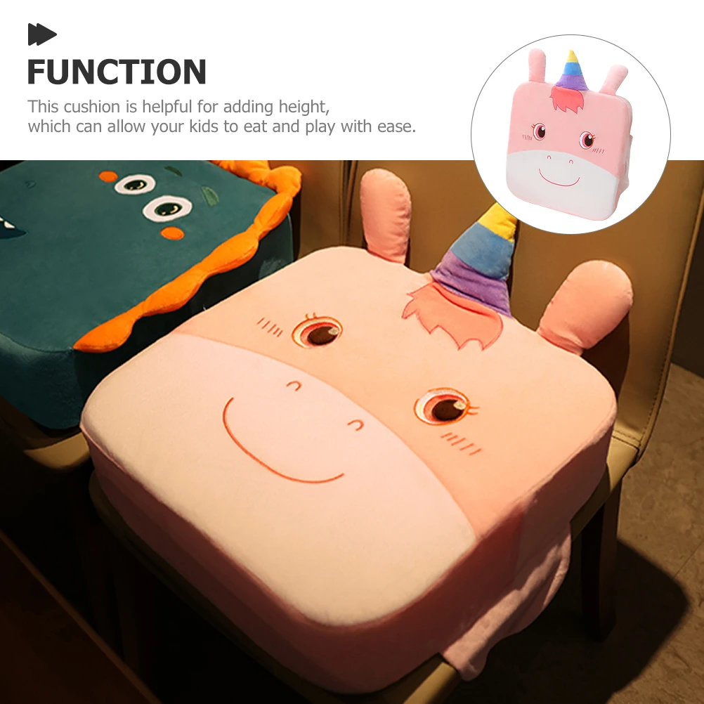 

Kids High Chair Cushion 5cm Thick Cartoon Unicorn Seat Pad for Dining Chairs Washable Cover Suitable Home Restaurant Portable