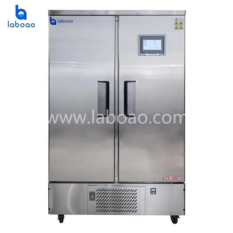 Stainless Steel Biochemical Incubator 0-70C Temperature Control 7-inch LCD Touch Screen Remote Monitoring for