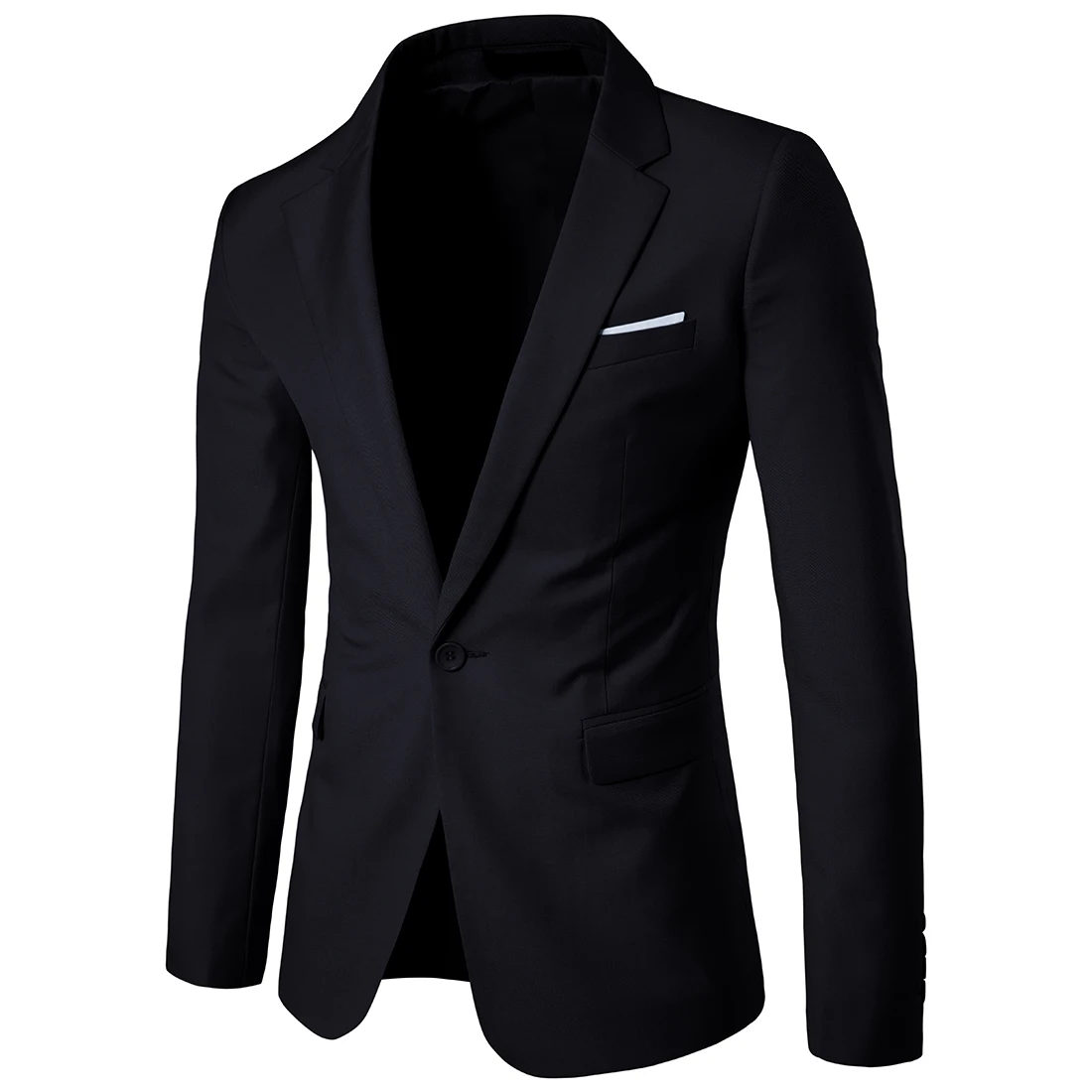 

Busin Faion Trend Мужской костюм Jaet Stand Fit American Casual Sle Long Sve Весенняя одежда для молодых профессий
