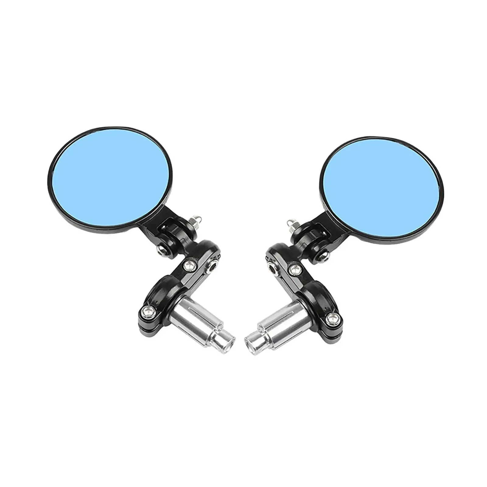

CNC Foldable Round Rearview Mirrors Left Right for Motorcycle Accessory