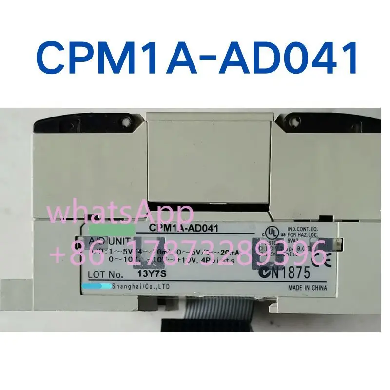 

Used CPM1A-AD041 PLC Analog Module tested OK, function intact