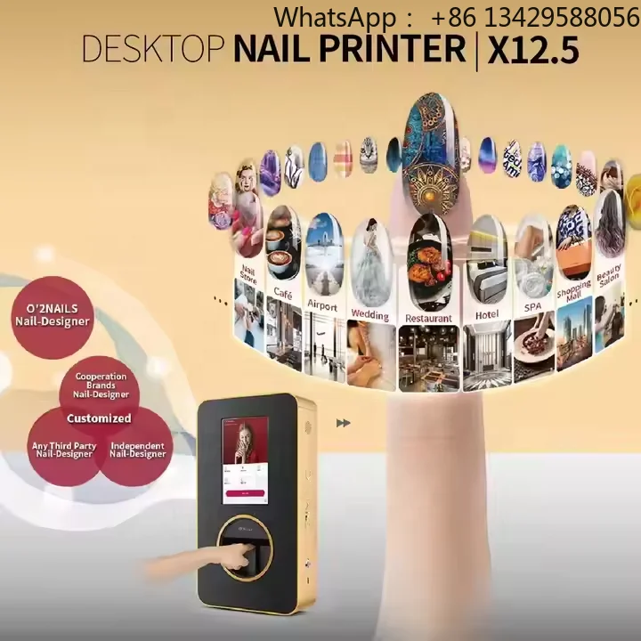 3d Smart   P-rinter Machinery a  Pic-her Printer Automatic Pr--inter Machine N-ail Flower Art Prin-ter Factory-Direct