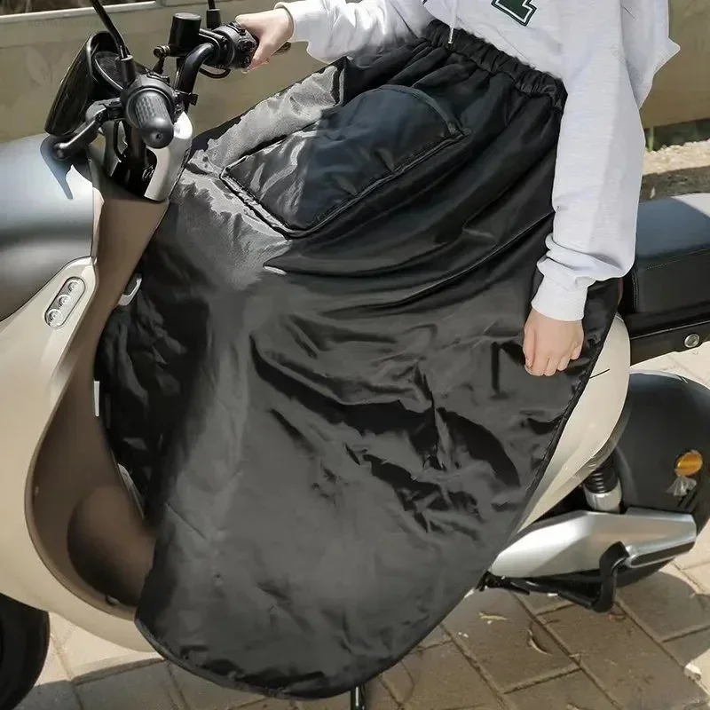 Multifaceted Scooter Skirt Winter Motorcycle Windproof Skirt Thickening Warmth Knee Pad Waist Pad Leg Cover Windproof Waterproof