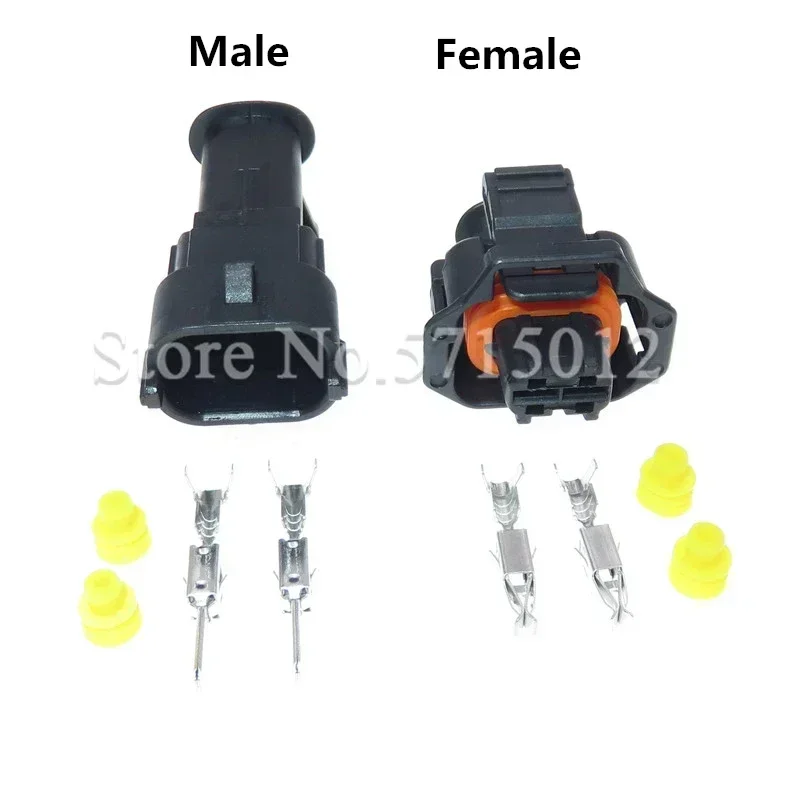 2 Hole 1928403874 1928404226 Diesel Fuel Common Rail Injector Plug Crankshaft Sensor Socket For Bosch Ford Renault