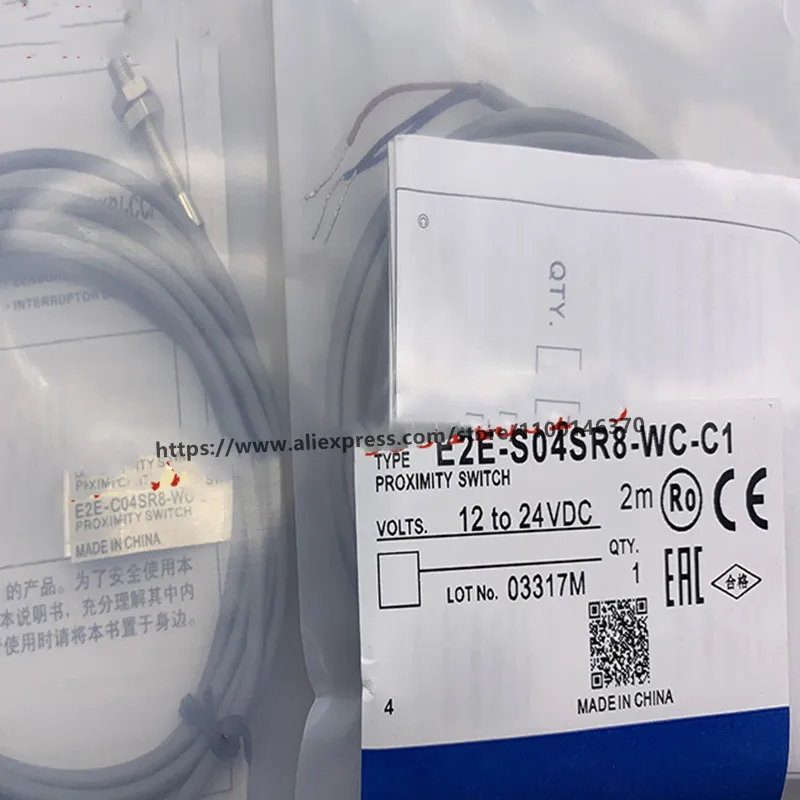 25Pcs New E2E-S04SR8-WC-C1 2M proximity switch