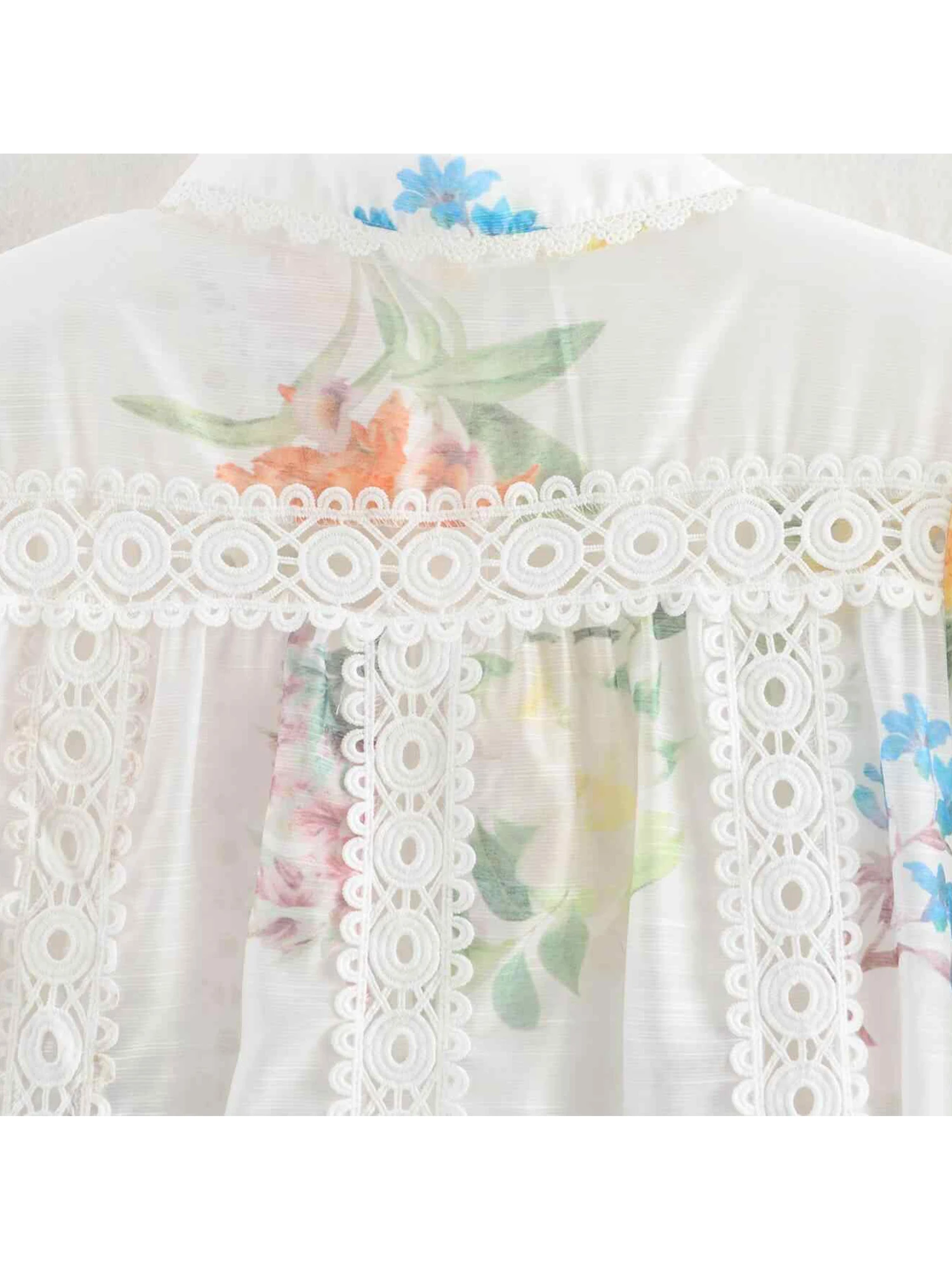 여성용 화이트 플라워 프린트 드레스 빈티지 레이스 패치워크 롱 슬리브 이브닝 드레스 Y2K 생일 파티 원피스 드레스 2025