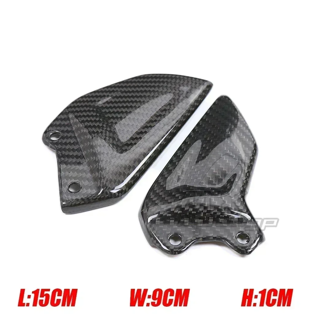 100% Carbon Fiber Heel Guards For HONDA CBR1000RR-R CBR 1000RR-R 2021 2023 2024 Motorcycle Rear Foot Wing Protector Accessories