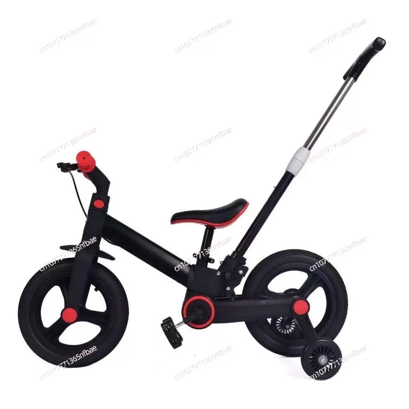 

Bicycle foldable 2-in-1 girl boy pedal folding tricycle scooter