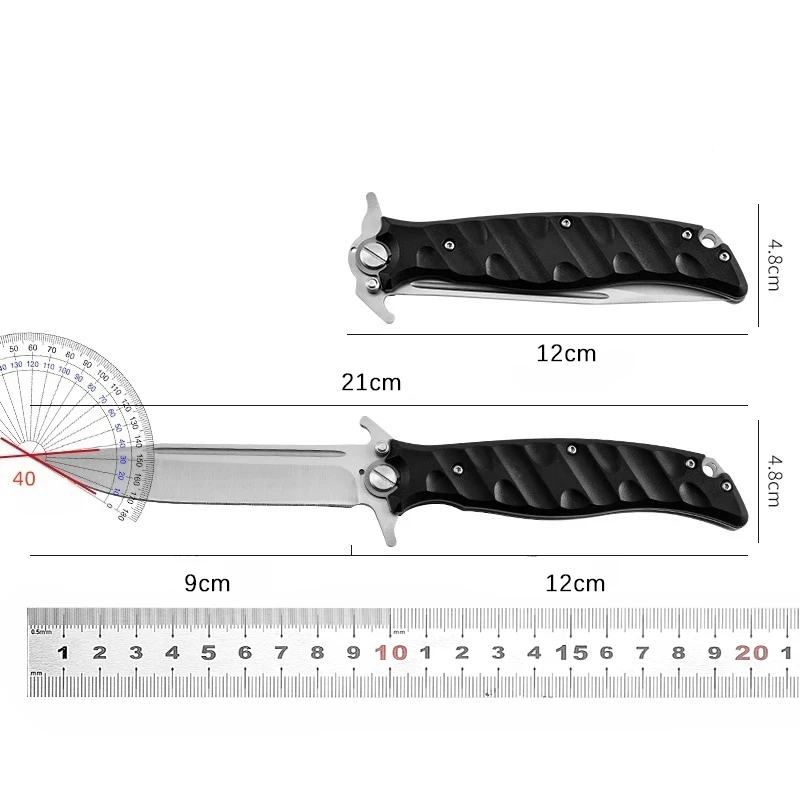 Outdoor Knife, Portable Folding Knife, Outdoor Folding Knife, Sharp Knife, Bearing Quick Opening Knife