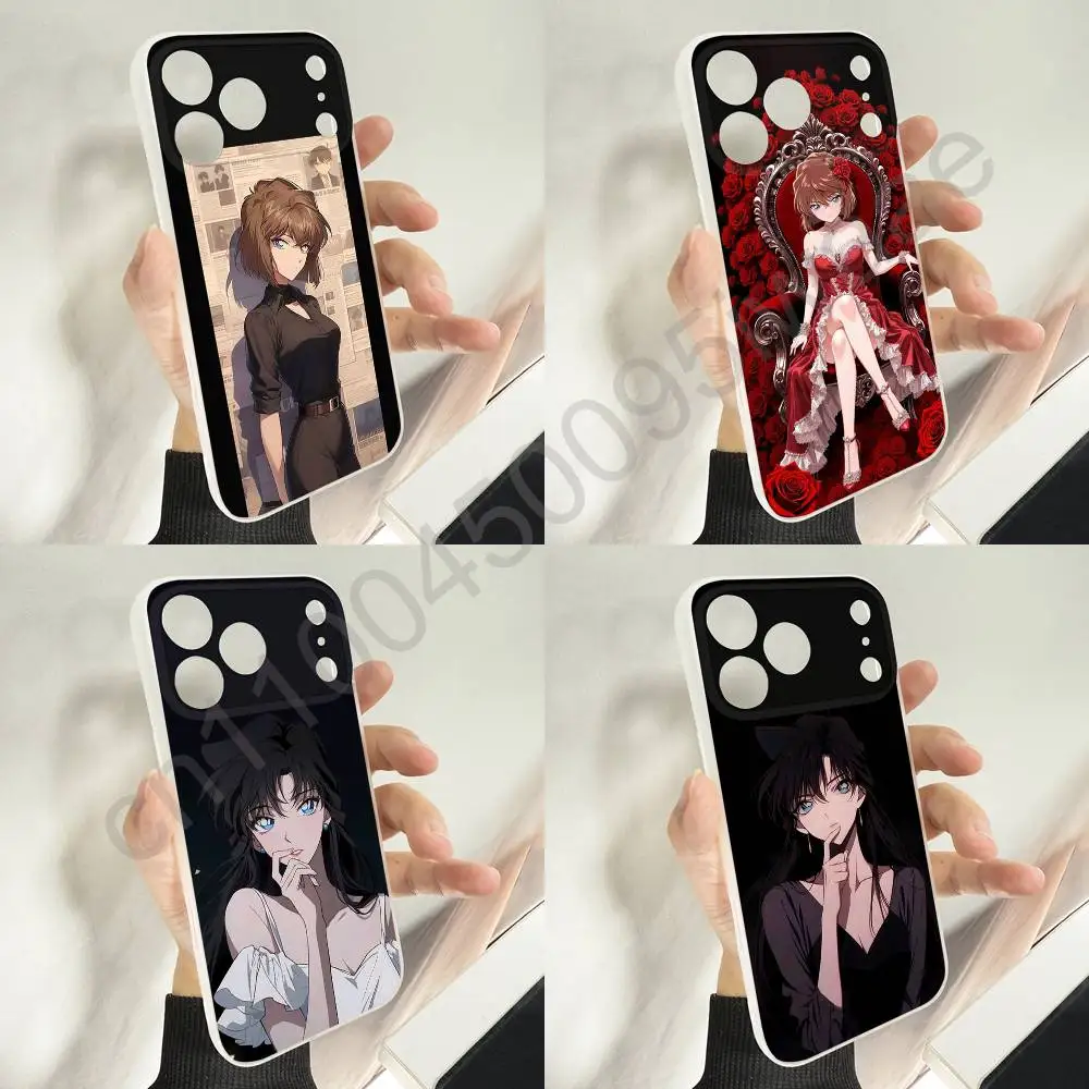 

Ai Haibara Ran Mouri Conan Phone Case For iPhone 11,16,15,14,13,17,12,Plus,E,Air,Mini,Pro,Max Magnetic Magsafe Soft Cover